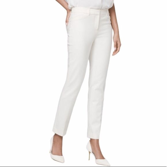 WILLI SMITH White Ankle Skinny Pants - Picture 1 of 9